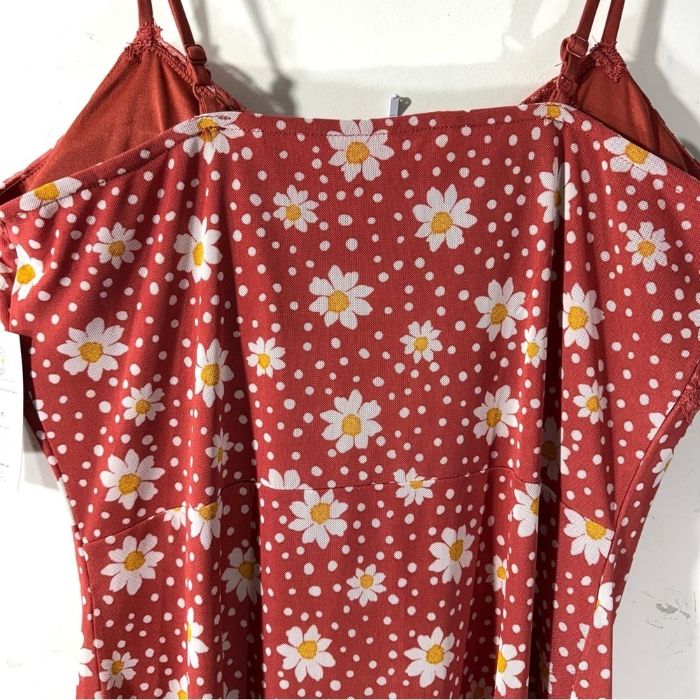 No Boundaries Y2K Pink Floral Babydoll Dress NWT - Picture 7 of 15